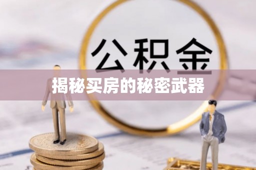 扬州揭秘买房的秘密武器