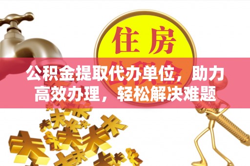 扬州公积金提取代办单位，助力高效办理，轻松解决难题